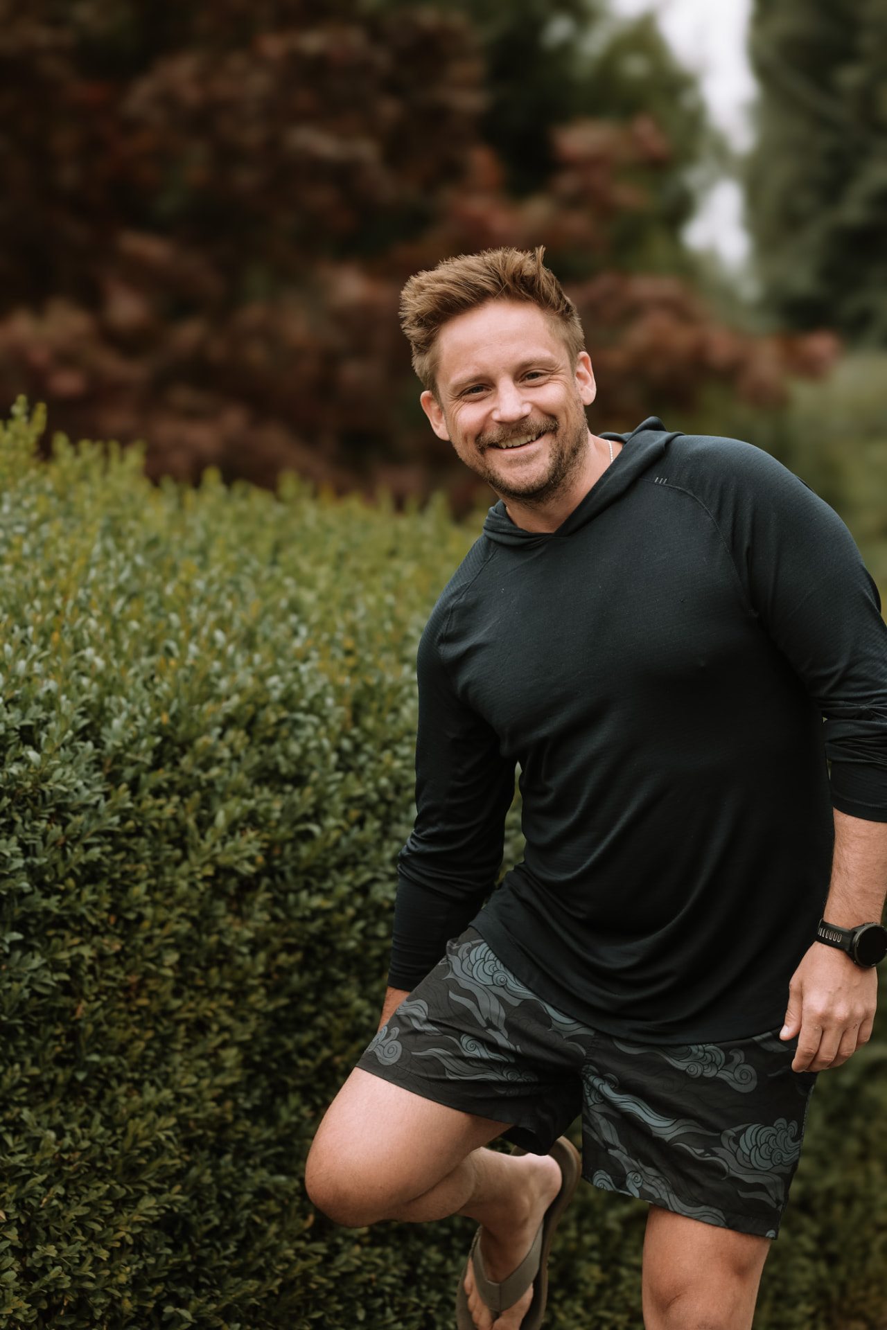 Portrait of a man outdoors